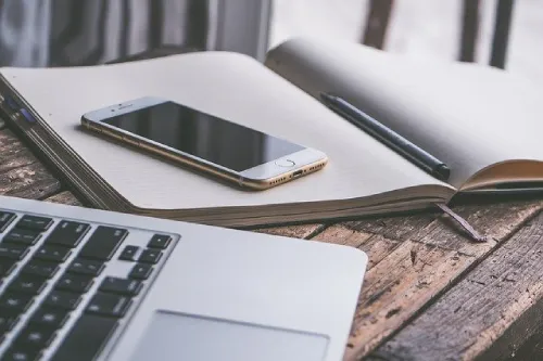 Laptop, Phone, Notebook