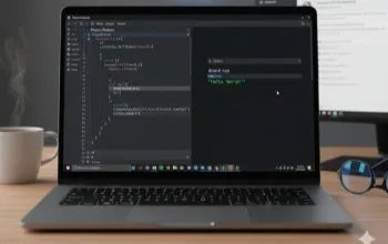 Placeholder image - laptop on desk